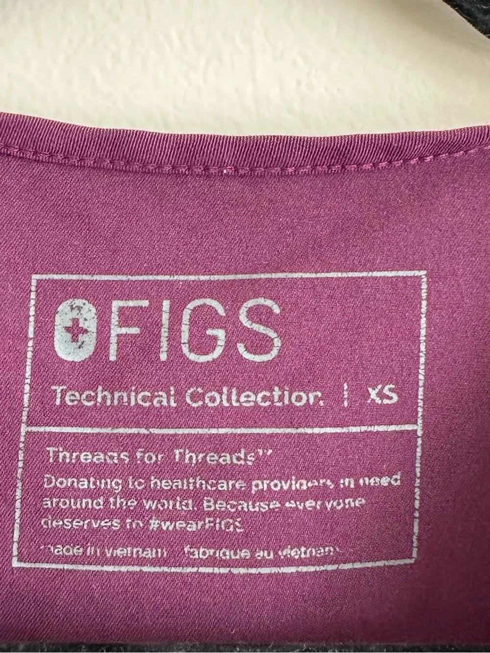 Figs Purple Petite Set Catarina Scrub Top XS/ Kate Straight Leg XXS